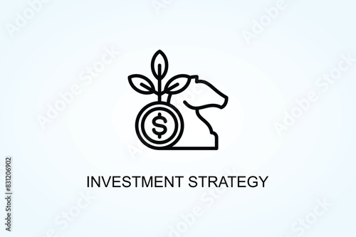 Investment Strategy Vector  Or Logo Sign Symbol Illustration