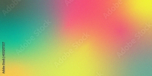 Abstract beige Orange and pink gradient dark background grainy noise texture. Turquoise Blurred shine grain with blank space and unfocused gradient. Textured with rough grain  noise  and bright spots.