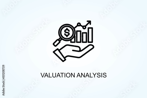 Valuation Analysis Vector  Or Logo Sign Symbol Illustration