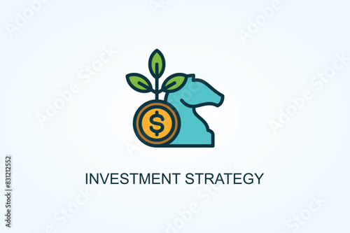 Investment Strategy Vector  Or Logo Sign Symbol Illustration