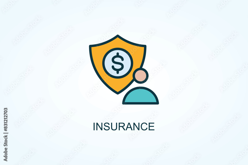 Insurance Vector  Or Logo Sign Symbol Illustration