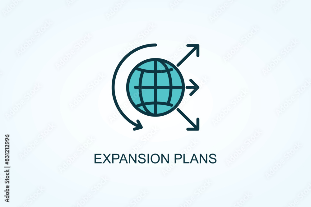 Expansion Plans Vector Or Logo Sign Symbol Illustration Expansion Plans Vector Or Logo Sign Symbol Illustration