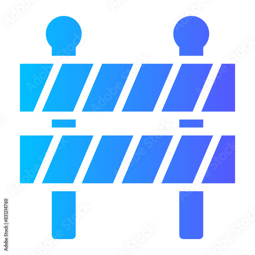 barrier gradient icon