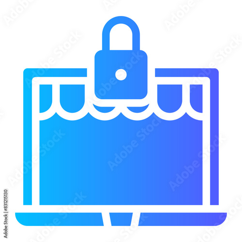 lockout gradient icon