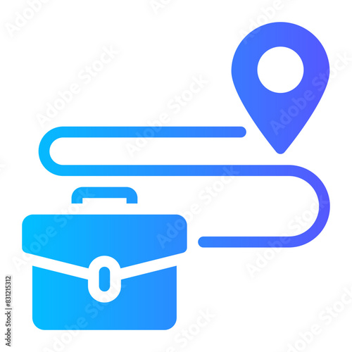 relocation gradient icon