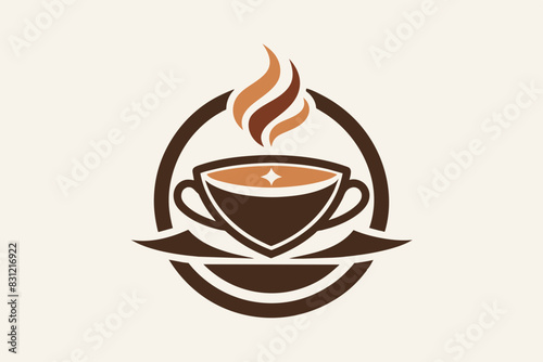 create-a-minimalist-coffee-shop-logo-vector-art illustration 