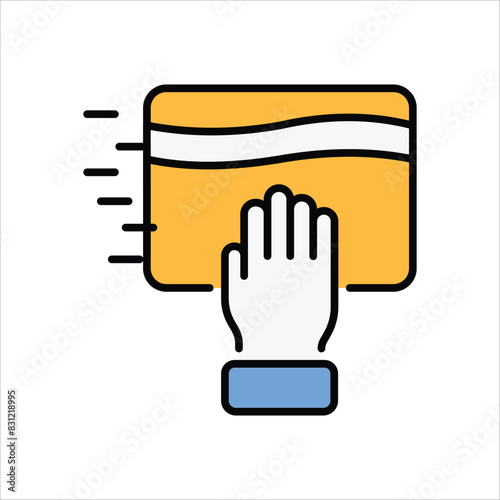 Dusting vector icon