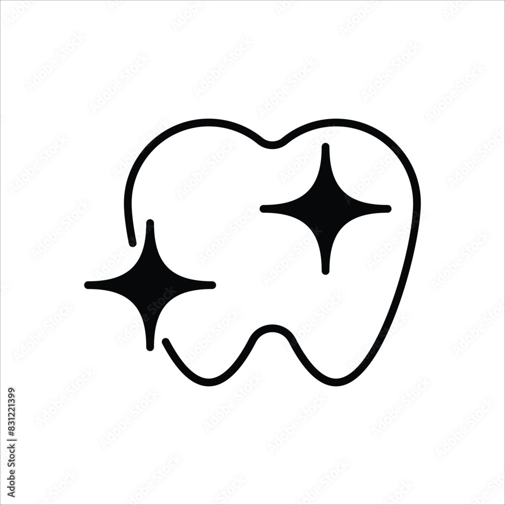 Teeth vector icon