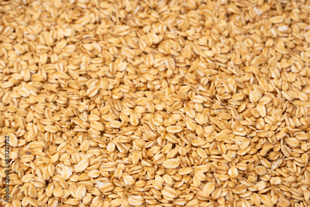 Oat-flakes as a background. Top view. Oat-flakes as a background. Top view.