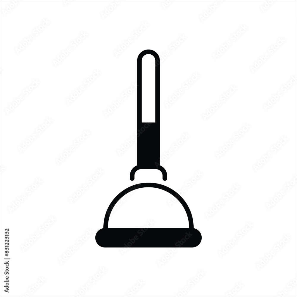 Plunger vector icon Plunger vector icon