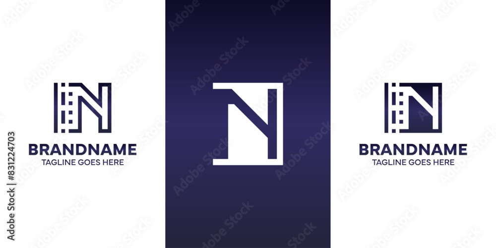 Letter N Technology Logo, suitable for business with N initial Letter N Technology Logo, suitable for business with N initial