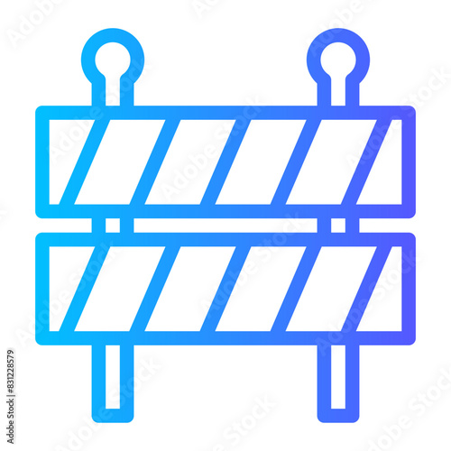 barrier gradient icon