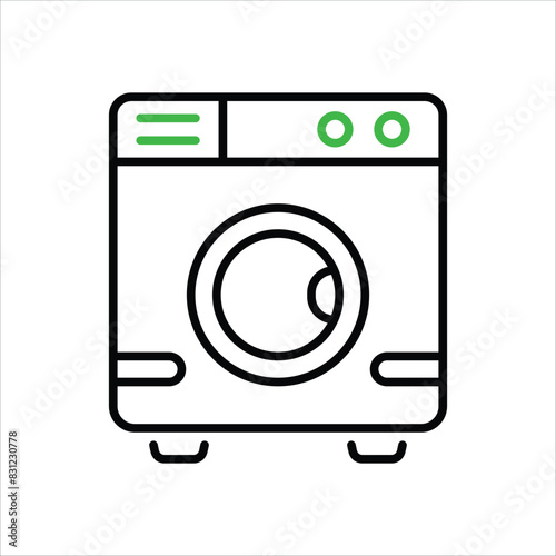 Washer vector icon
