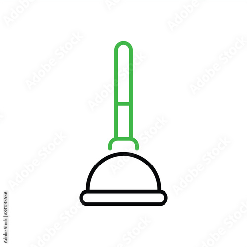 Plunger vector icon