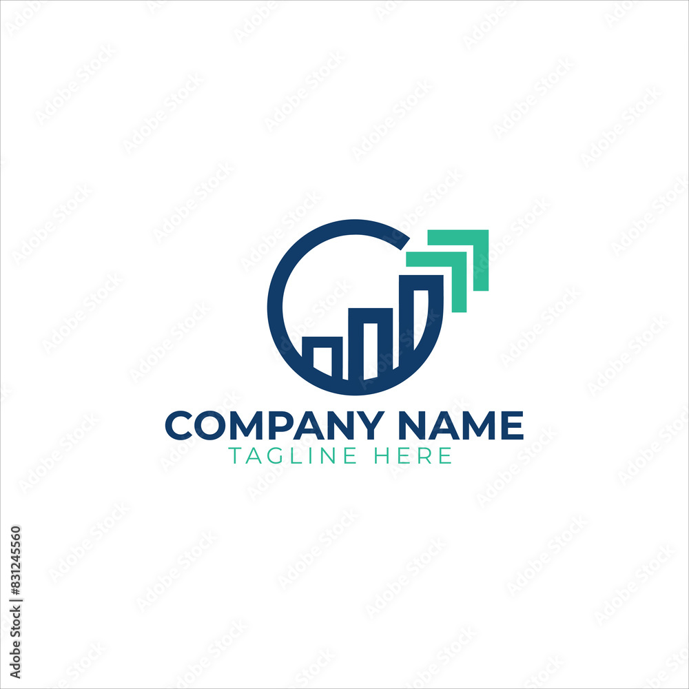 Money Logo designs template vector, Finance logo designs vector, Financial Accounting Logo, Vector illustration on a black background.
