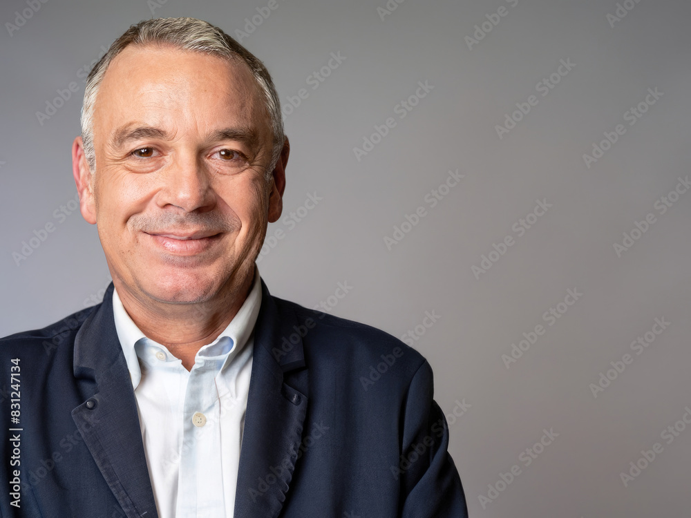 portrtait of a senior manager, manager smiling, face of the president portrtait of a senior manager, manager smiling, face of the president