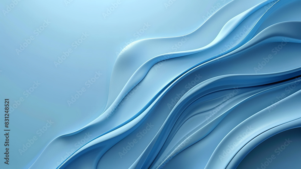 Obraz premium Abstract blue shinny shape background, blue gradient textures