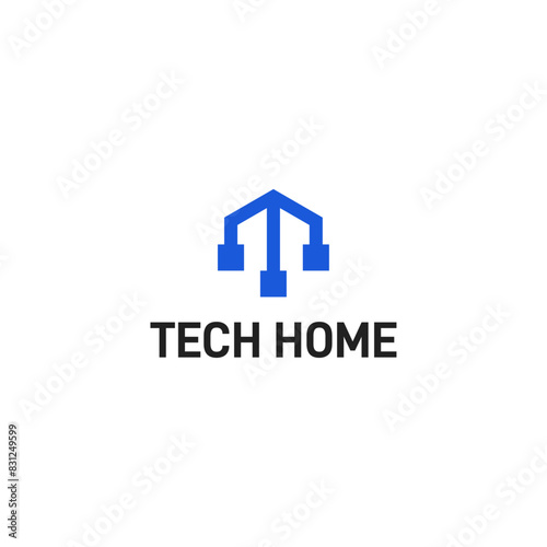 Home Technology Logo Design Inspiration