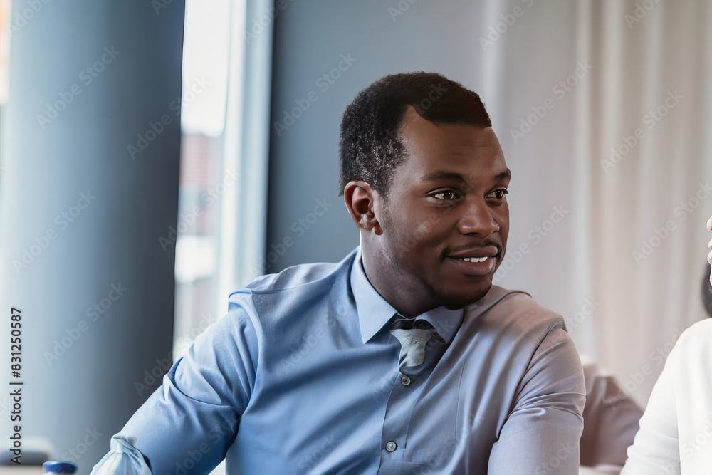 portrait of a black businessman portrait of a black businessman