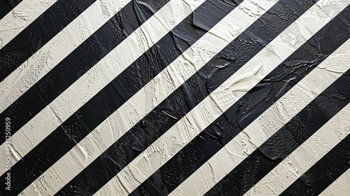 A minimalist black and white pattern with repeating diagonal stripes, providing a clean and sophisticated look suitable for contemporary design projects