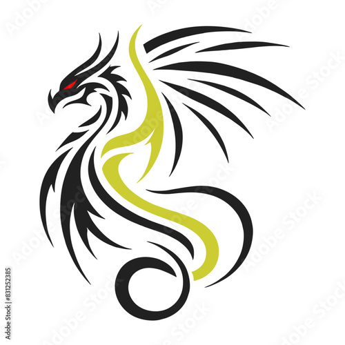 Wallpaper Mural Black Dragon Indonesian Mythology Torontodigital.ca