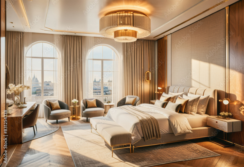 Fototapeta premium apartment room interior design idea