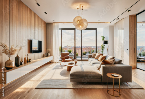 modern apartment room design idea