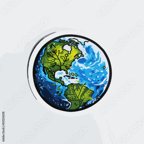 green planet earth