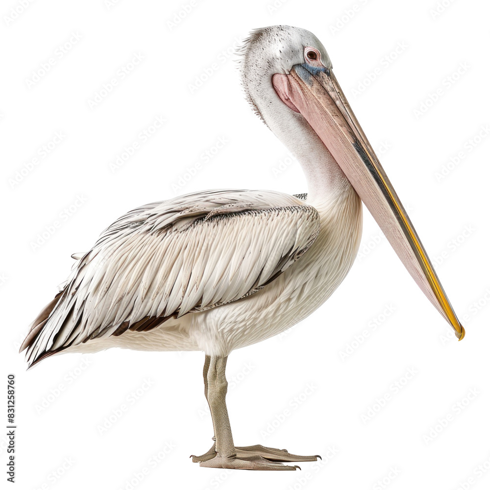 Pelican ,isolated on white background Pelican ,isolated on white background