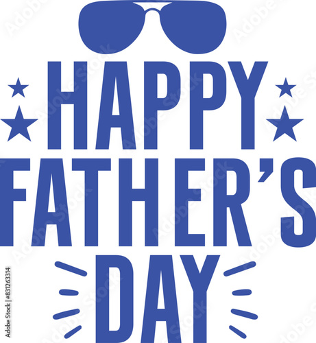 Wallpaper Mural Happy Father’s Day typography design on plain white transparent isolated background for sign, card, shirt, hoodie, sweatshirt, apparel, tag, mug, icon, poster or badge Torontodigital.ca
