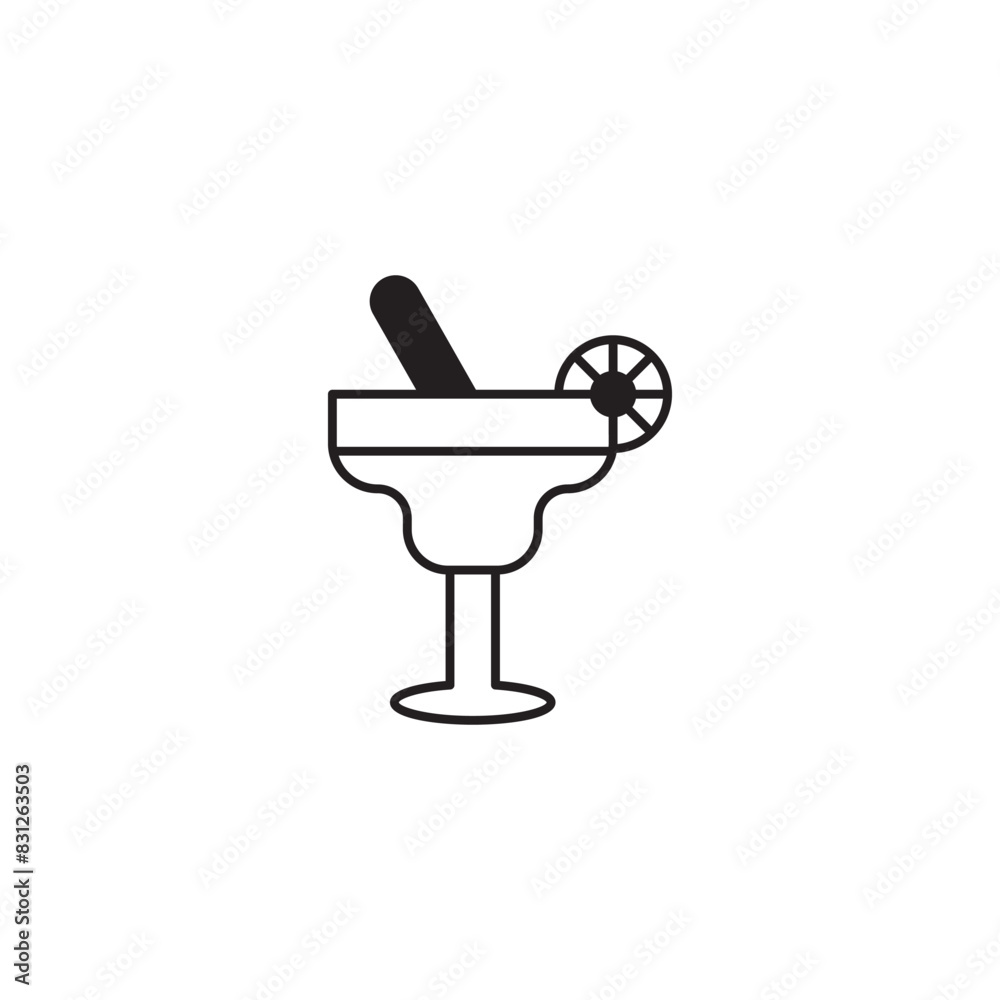 Drink icon design with white background stock illustration Drink icon design with white background stock illustration