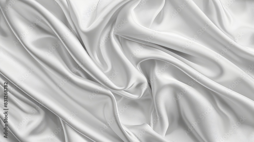 Beautiful white silver satin texture with soft gray tones and a natural, luxurious blur, creating a sophisticated background Beautiful white silver satin texture with soft gray tones and a natural, luxurious blur, creating a sophisticated background