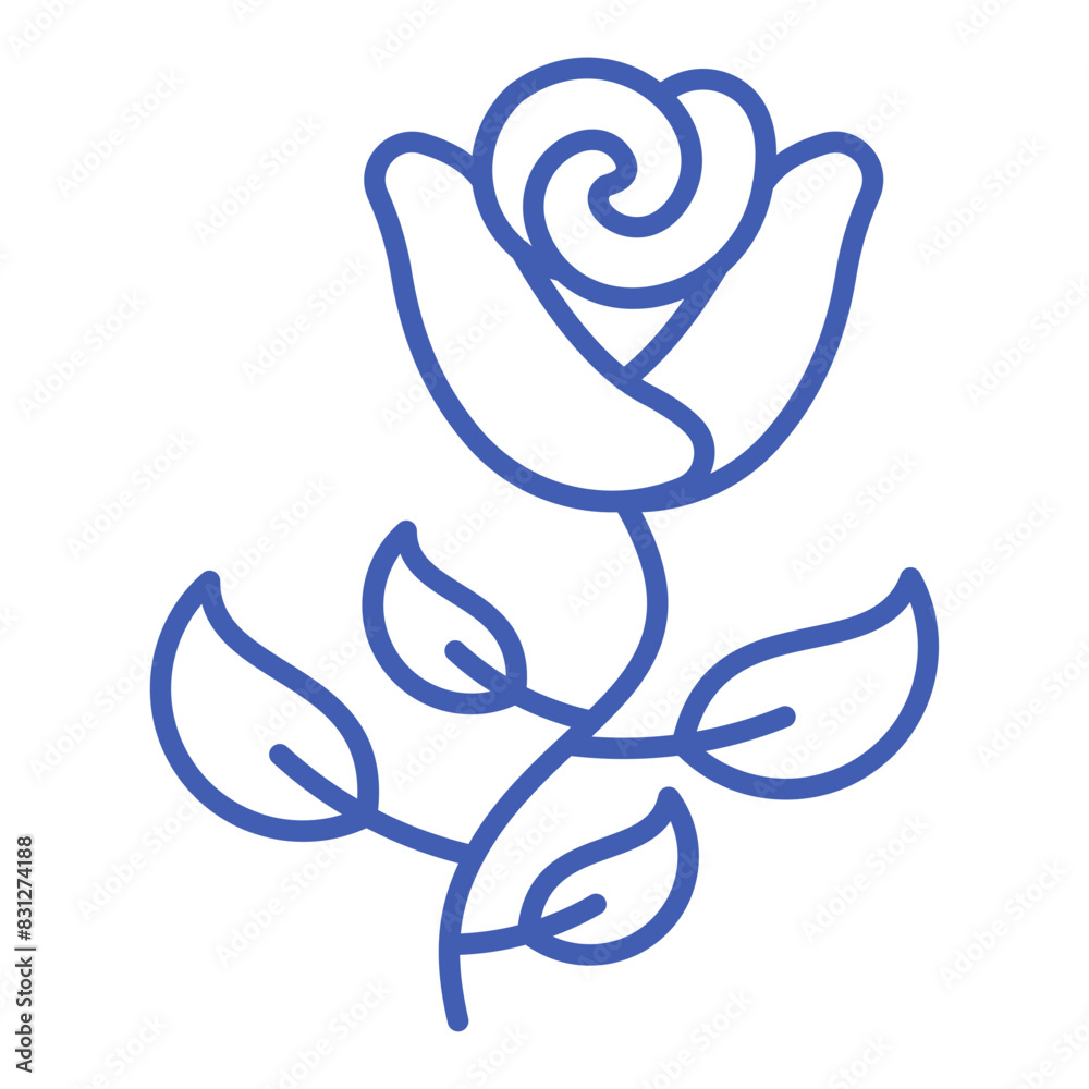 Fototapeta premium Rose Icon