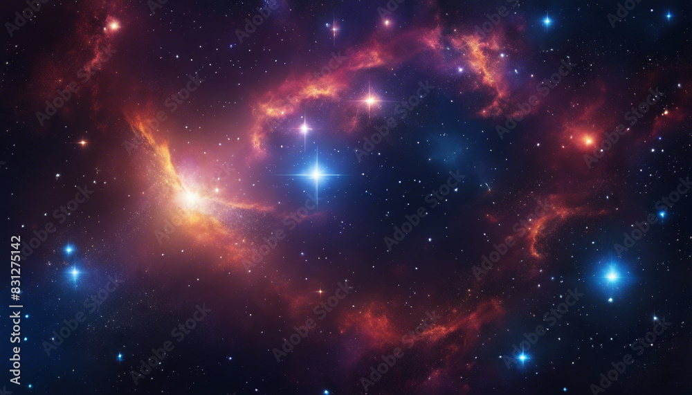 Fototapeta premium background with stars