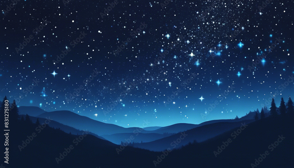 starry night sky