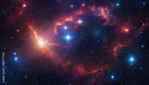 background with stars