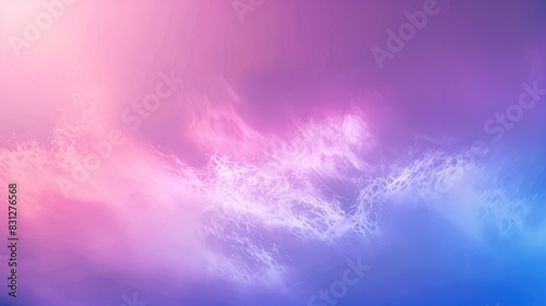 An abstract background with a pastel gradient of purple, pink, and blue hues, smooth and defocused for a calming and stylish look