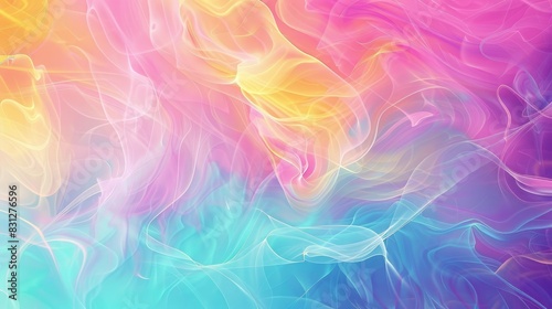An abstract colorful gradient background with smooth transitions of vibrant hues, perfect for banners and presentations, creating a lively and dynamic visual effect