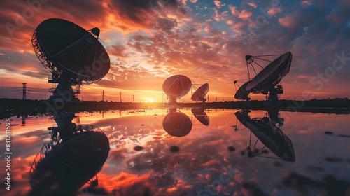 Epic Sunrise Satellite Dish...