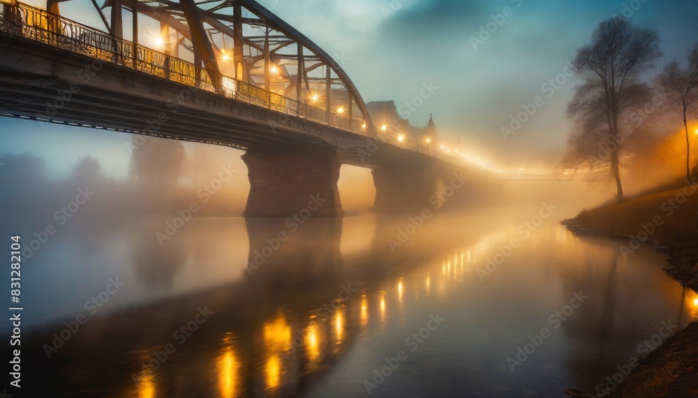 Fototapeta premium bridge over the river