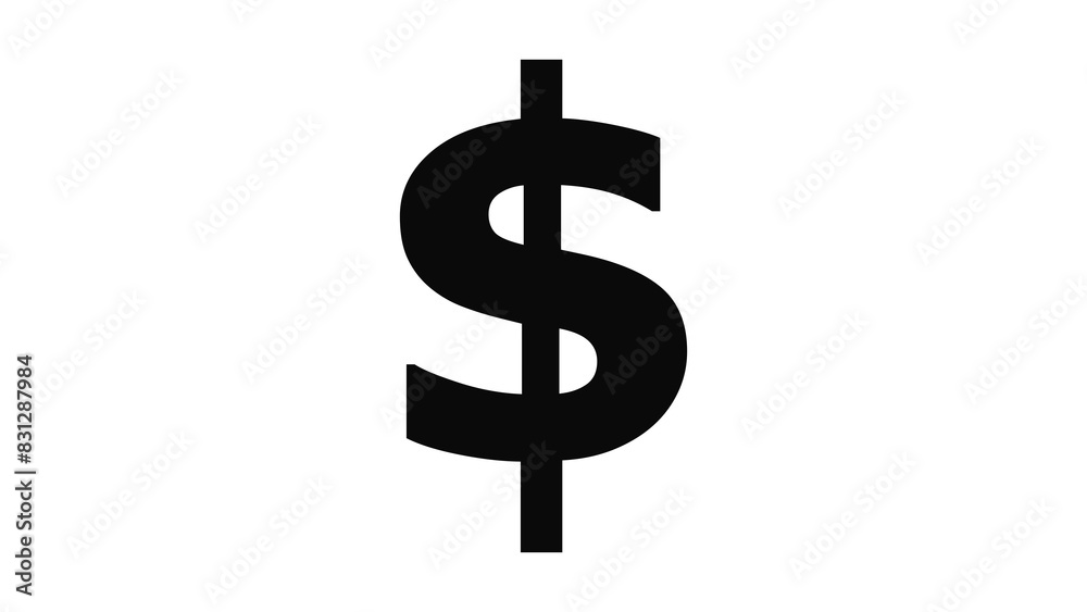 Abstract beautiful dollar icon concept background illustration. Abstract beautiful dollar icon concept background illustration.