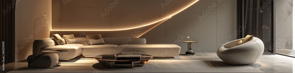 luxury minimalist living room with an architectural focus luxury minimalist living room with an architectural focus