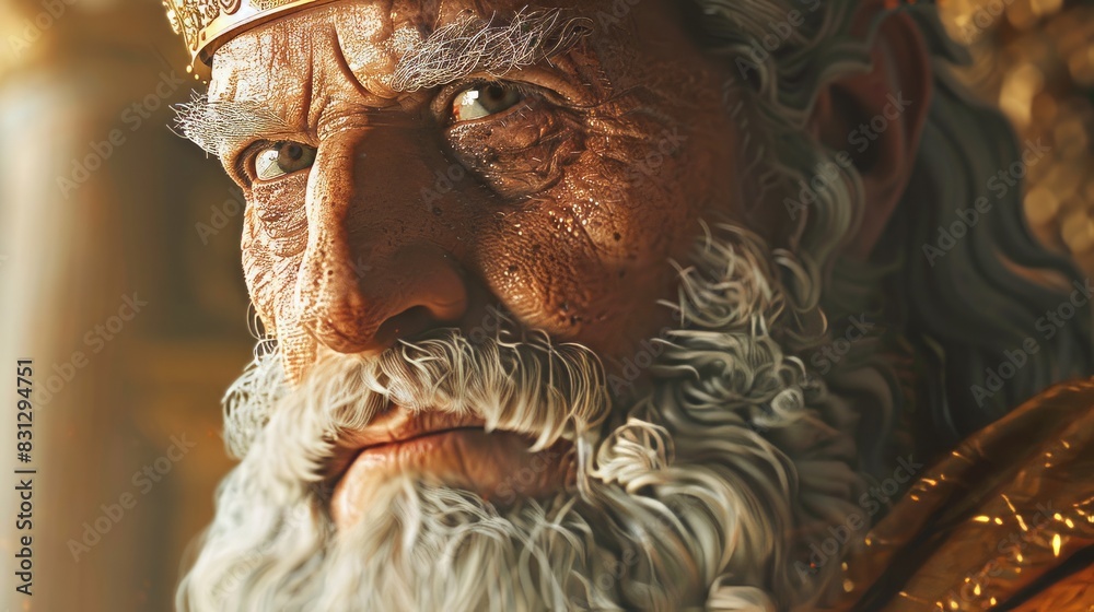 Fototapeta premium A portrait of an old man