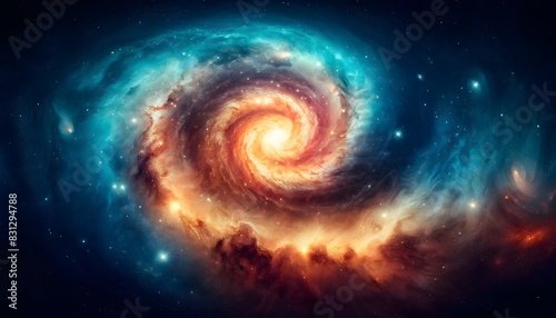 Cosmic Spiral Nebula