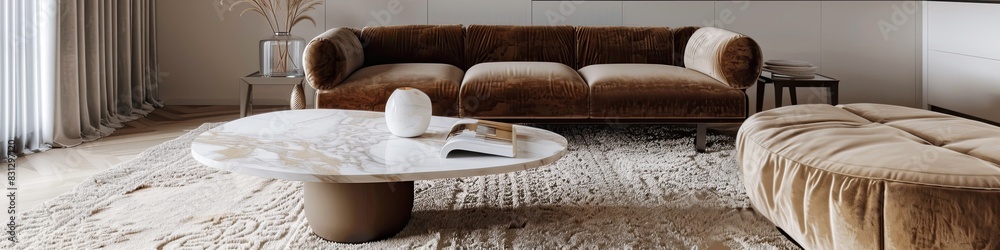 chic minimalist living room with a blend of textures chic minimalist living room with a blend of textures