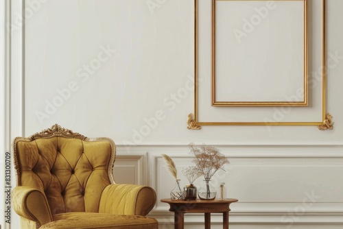 Chair and Table in Room