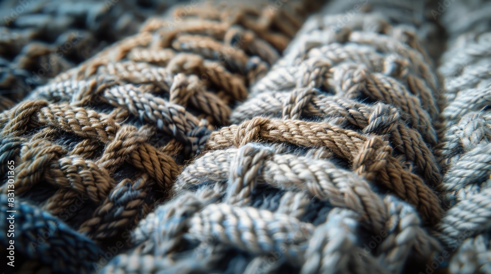 Fabric Factory Detailed Texture and Interwoven Threads Fabric Factory Detailed Texture and Interwoven Threads