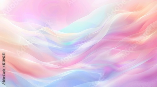 Vector background with a blurry pastel gradient, creating a smooth and soft abstract design for a modern look