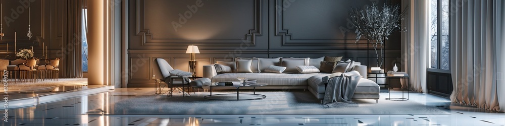 luxurious living room with a minimalist theme and a focus on understated elegance luxurious living room with a minimalist theme and a focus on understated elegance