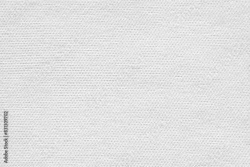 White boucle cotton fabric texture as background